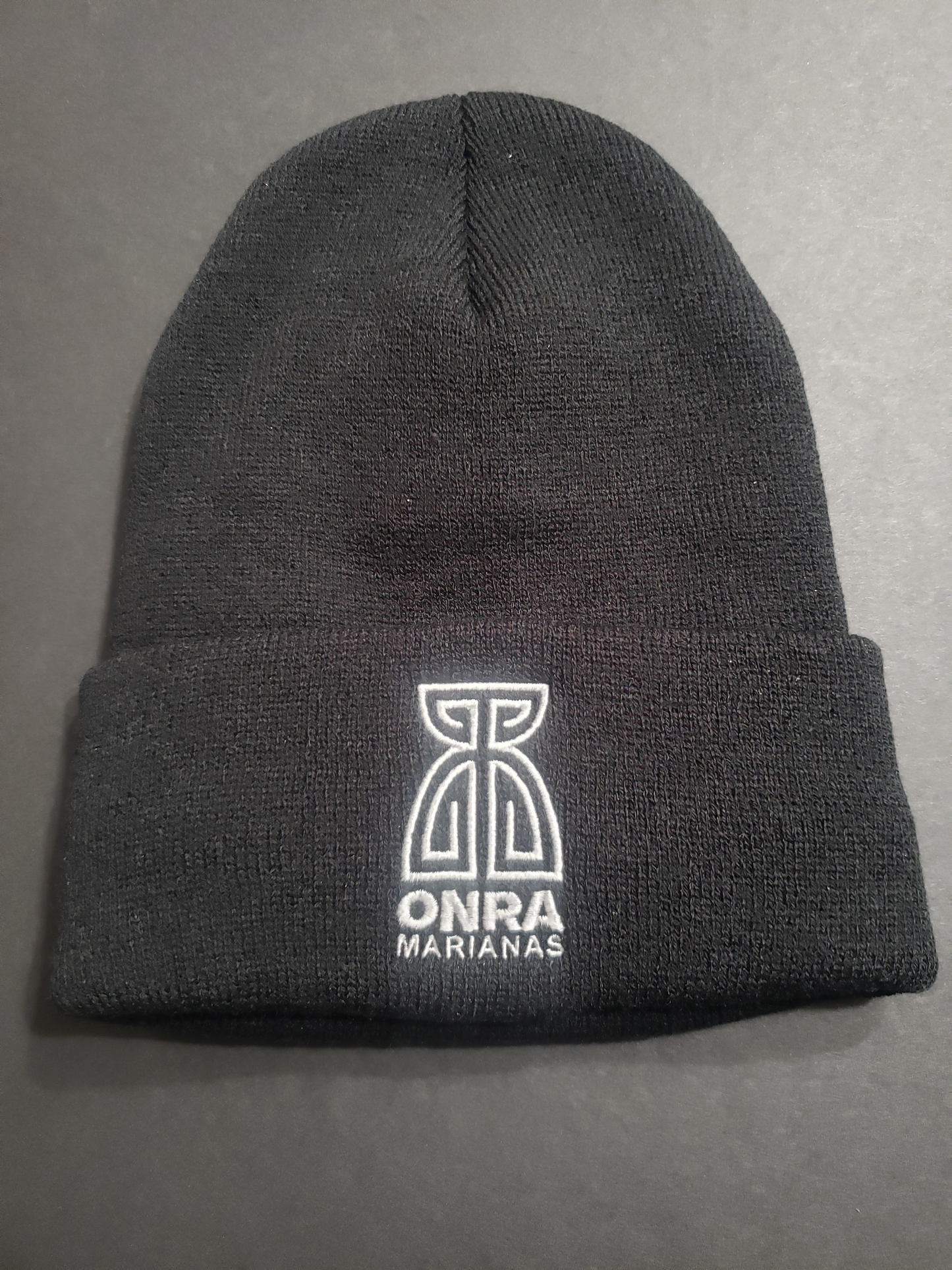 Beanie Black White Latte