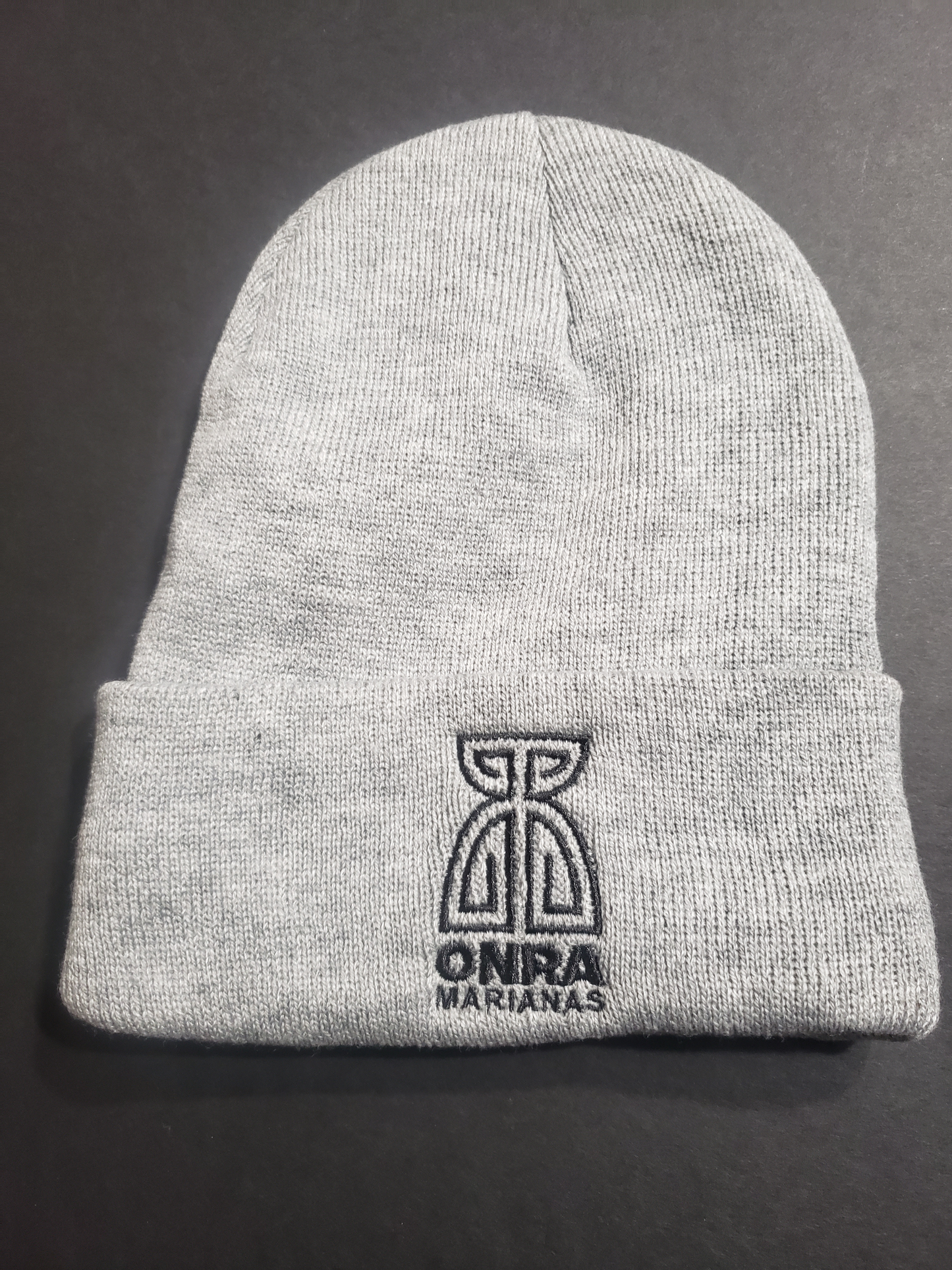 Beanie Gray Black Latte