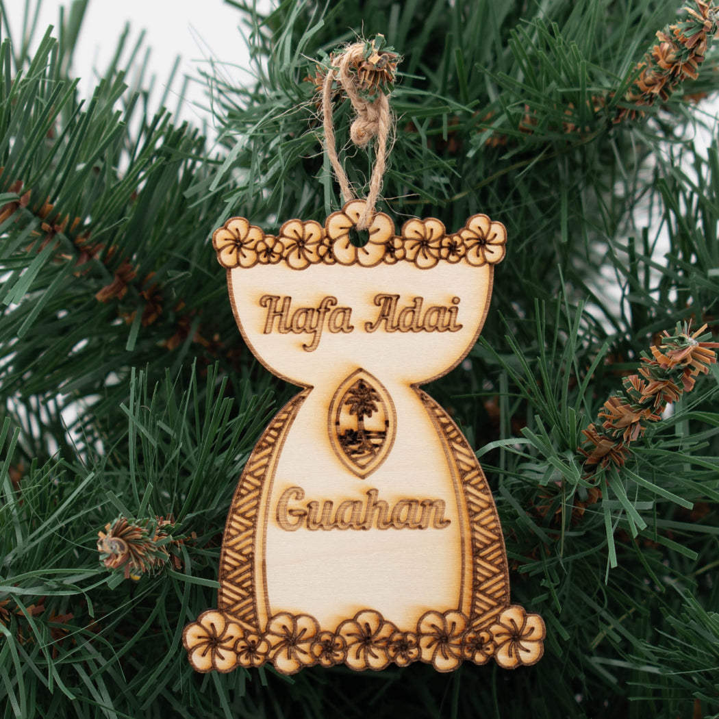 Guahan Hafa Adai Seal Ornament