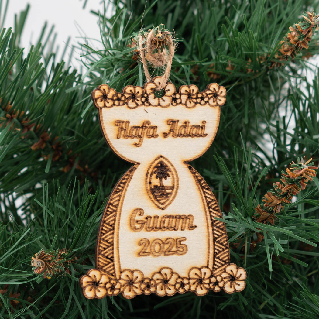 Guam Hafa Adai Seal 2025 Ornament