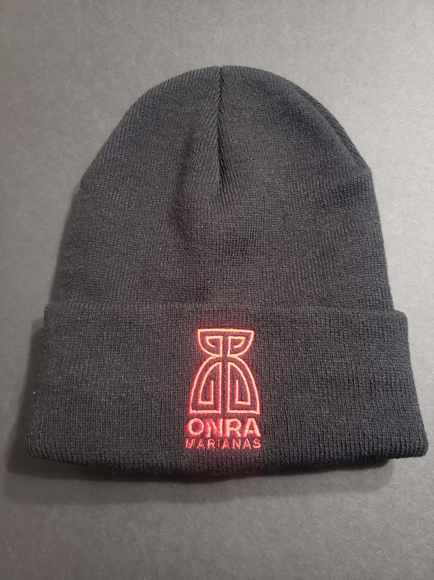 Beanie Black Red Latte