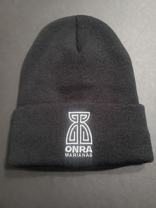 Beanie Black White Latte