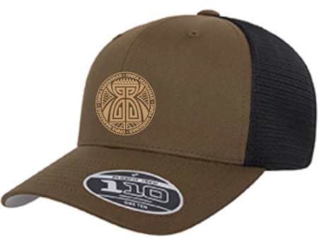 Coyote Brown & Black Hat (Brwn Rim) with Beige Onra Marianas