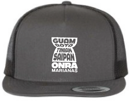 Grey & Black Hat with White Latte GRTS