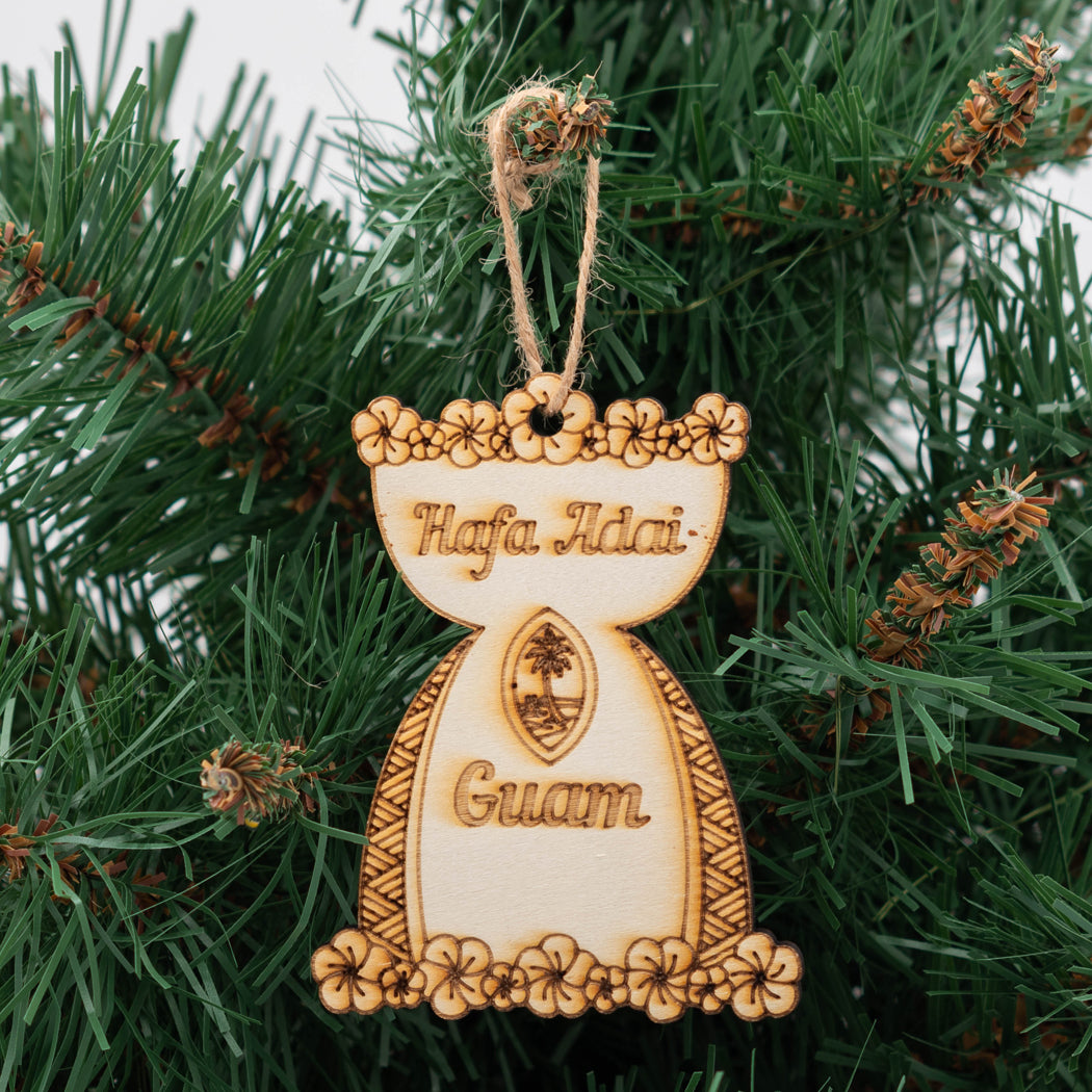 Guam Hafa Adai Seal Ornament