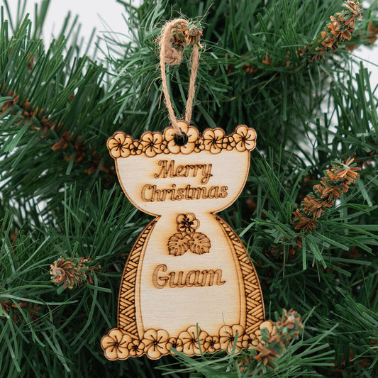Guam Merry Christmas Lemmai Ornament