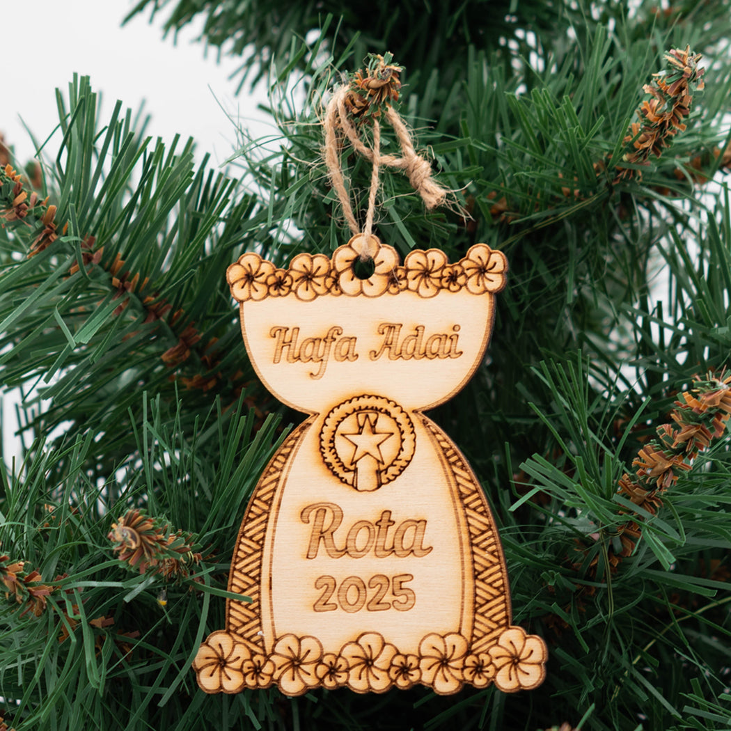 Rota Hafa Adai mwarmwar (floral wreath) 2025 Ornament