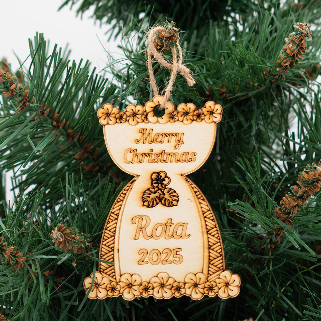 Rota Merry Christmas Lemmai Leaves 2025 Ornament