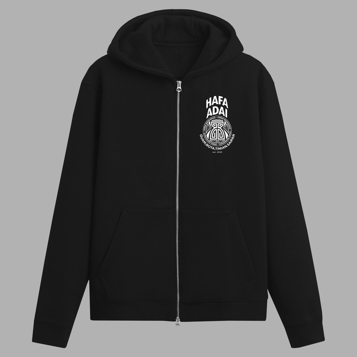 Hafa Adai & Turtle Zip-up Hoodie