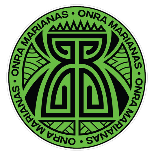 Green Latte Tribal Sticker