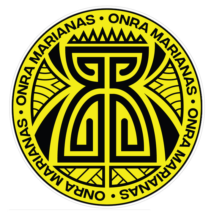 Yellow Latte Tribal Sticker
