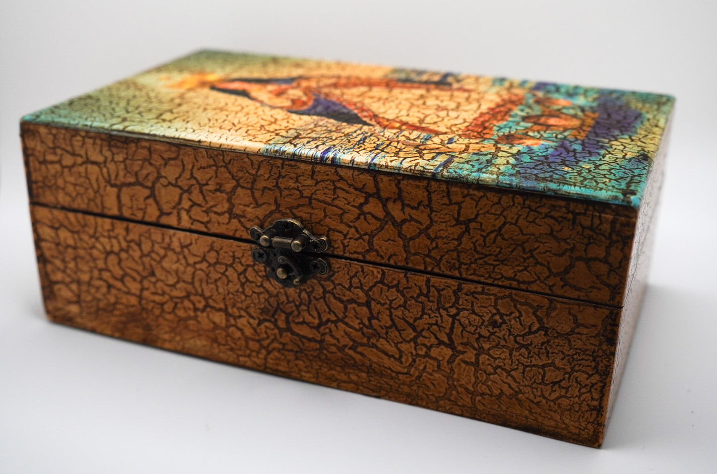 Santa Marian Kamalen - Medium Jewelry Box with 3 Dividers