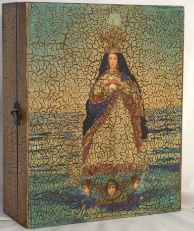 Santa Marian Kamalen - Large Jewelry Box with 4 Dividers