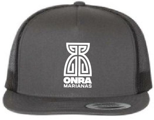 Grey & Black Hat with White Latte